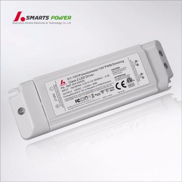 12v 24v 20w 0-10v voltaje constante regulable LED suministro de energía ce ul rohs appr.